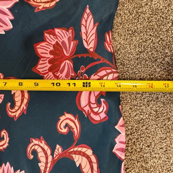 Farm Rio NWT Women's Size XS Flower Delicacy Paisley Slip Dress Y2K Retro $210 - Picture 12 of 13